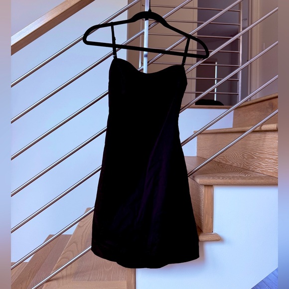 Zara Little Black Dress Strappy Open Back Mini NWT 🩷 - Picture 6 of 7